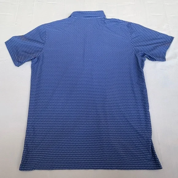 Peter Millar Men's Summer Comfort Polo Shirt Sz XL Blue Golf Casual - Picture 2 of 8